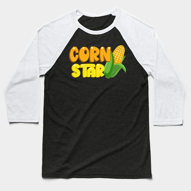 Corn Star Cornhole Shirts Baseball T-Shirt by JohnRelo